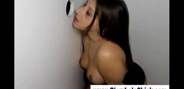  Gloryhole skank facial